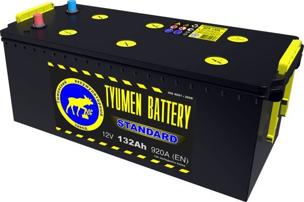 Аккумулятор 132 Ач Tyumen Battery 920 А, п.п. (-/+) / 111853