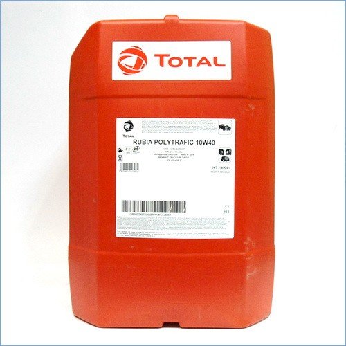 Моторное масло Total Rubia Polytrafic 10W-40, 20л / 10260901