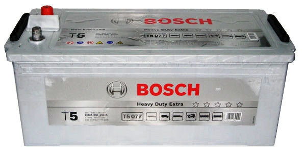 Аккумулятор 180 Ач Bosch T5 HDE 077, о.п. (-/+) / 0092T50770