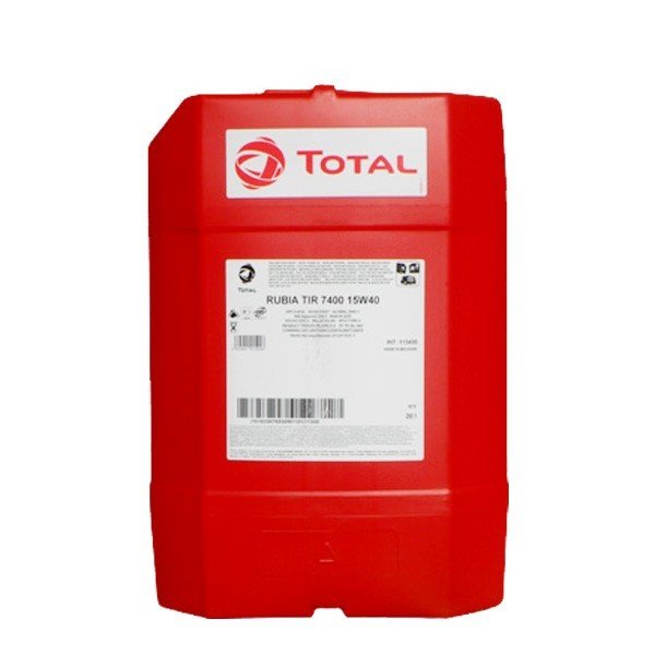 Моторное масло Total Rubia TIR 7400 15W-40, 20л / 10270901
