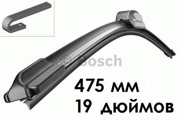 Щетка стеклоочистителя Bosch Aerotwin Retrofit AR 475 мм / 3397008533
