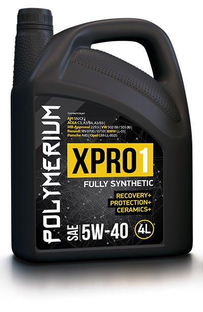 Моторное масло POLYMERIUM XPRO1 5W40 SN 4L