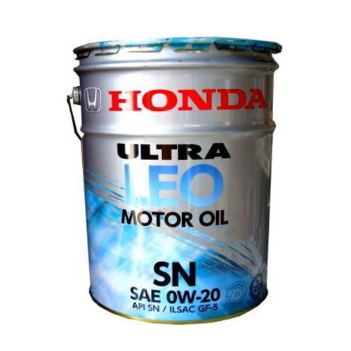 Моторное масло Honda Ultra LEO 0W20 SN, 20л / 0821799977