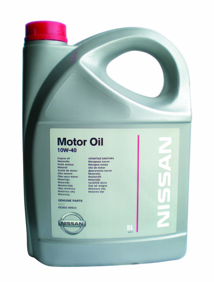 Моторное масло Nissan Motor Oil 10W-40 A3/B4, 5 л / KE900-99942