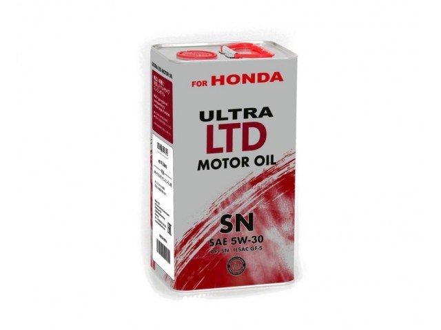 Моторное масло Honda Ultra LTD Motor Oil 5W30 SN, 4л / 0821899974