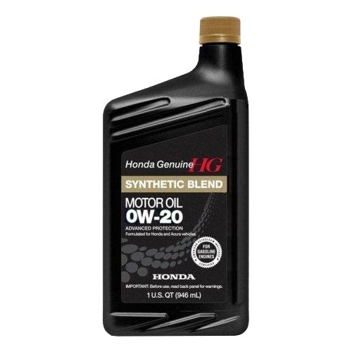 Моторное масло Honda Ultra Synthetic Blend 0W20 SN, 946мл / 087989036