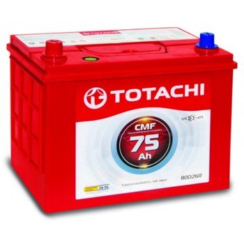Аккумулятор 75 Ач Totachi CMF 620А, о.п. (-/+) / 80D26L