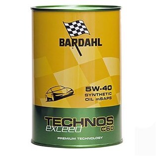 Моторное масло Bardahl 5W40 SN/CF C60 TECHNOS MSAPS EXCEED, 1L / 309040