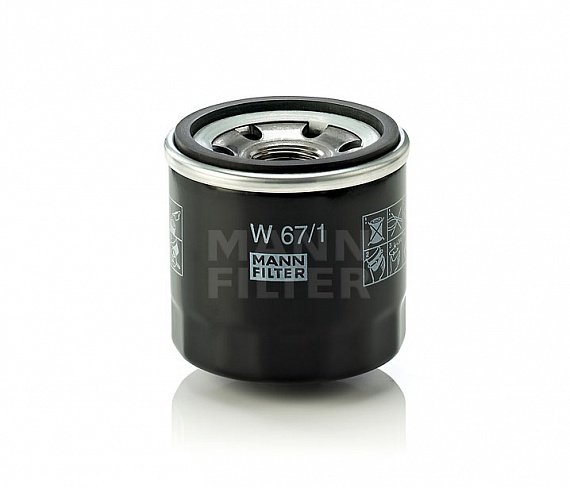 Масляный фильтр MANN / W67/1 / замена B6Y114302A / 152089F60A