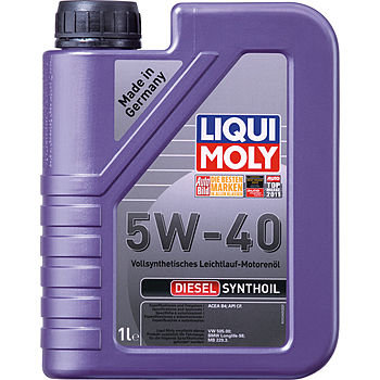 LIQUI MOLY Diesel Synthoil 5W-40 1 литр LM1926