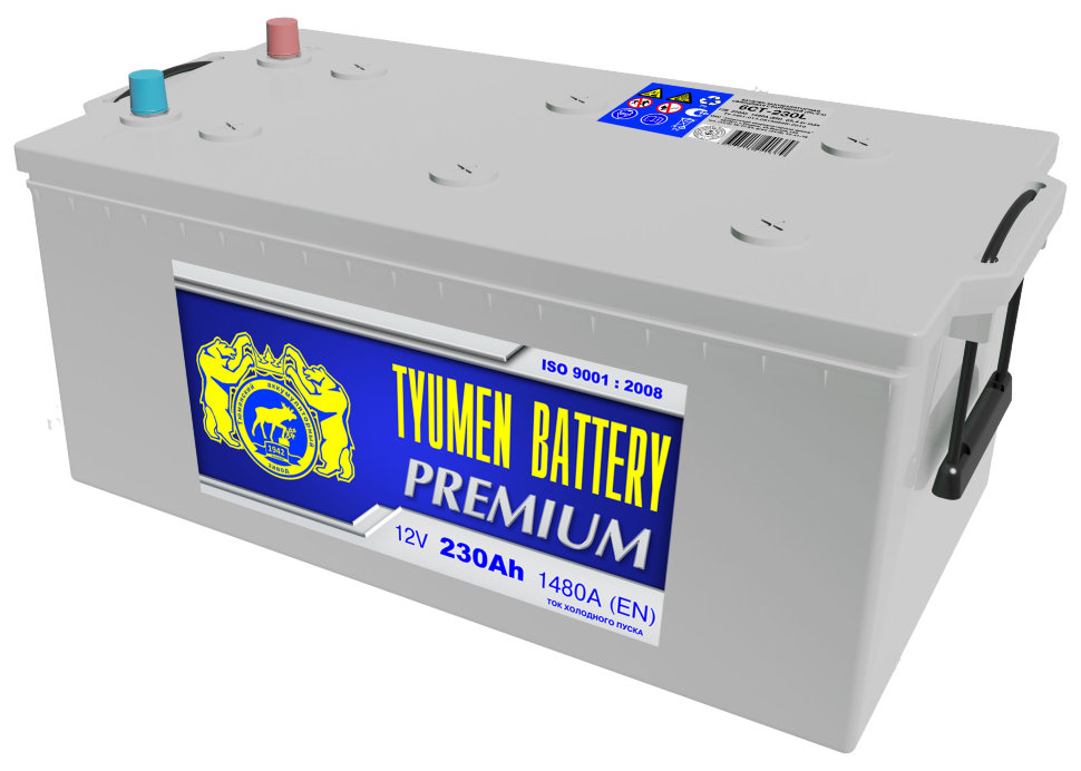 Аккумулятор 230 Ач Tyumen Battery Premium 1480 А, о.п. (+/-) / 111865