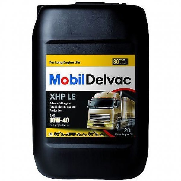 Моторное масло Mobil Delvac XHP LE 10W40 CF, 20л / 150428