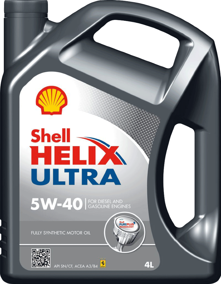 Моторное масло Shell Helix Ultra L 5W-40 SN/CF, 4 л / 550047369