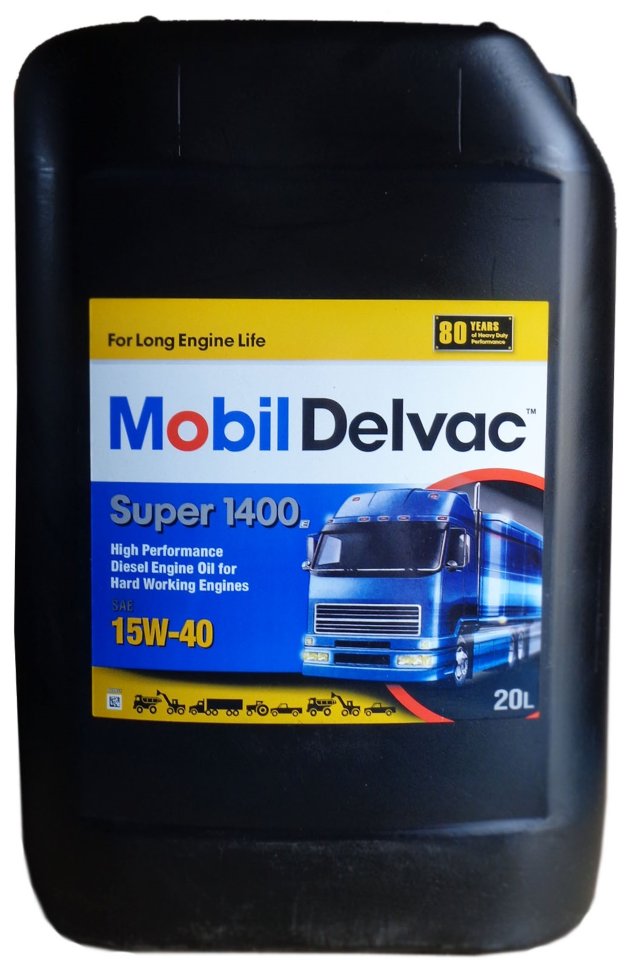 Моторное масло Mobil Delvaс Super 1400E 15W-40 CG-4, 20л / 152714
