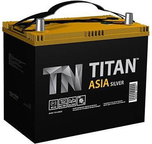 Аккумулятор 47 Ач Titan Asia, 400А о.п. (-/+) / 6СТ-47.0